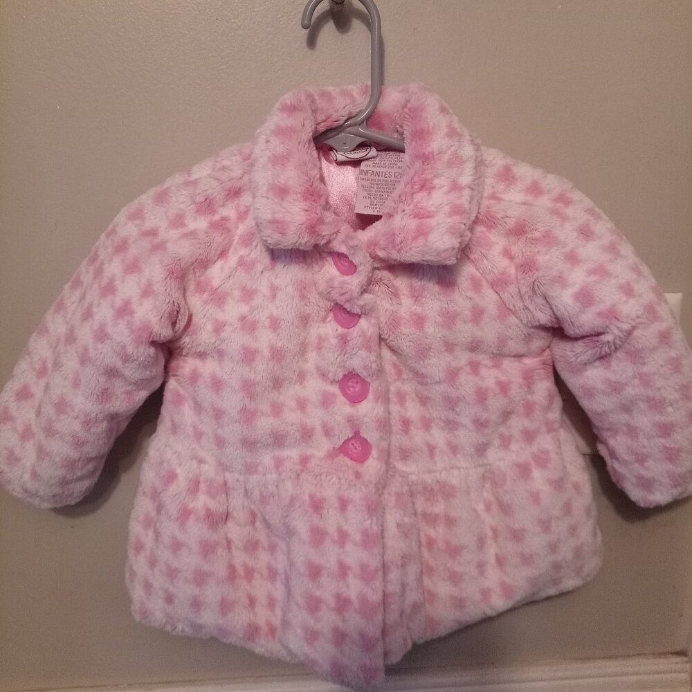Disney Princess Faux Fur Winter Coat, Baby Winter Coat, Infant Winter Coat